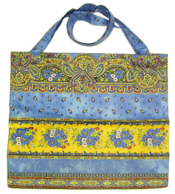 Eco shoulder bag coated (Marat d'Avignon / Tradition. blue)